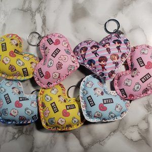 Bundled Heart Keychain